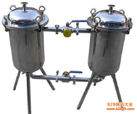 不锈钢双联切换过滤器,双联袋式过滤器厂家价格