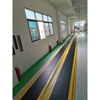 卡优工业防疲劳脚垫,龙之净灰色抗疲劳地垫,双层防疲劳垫 防静电橡胶防疲劳脚垫,新能源抗疲劳垫