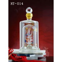 浙江工艺玻璃酒瓶厂家/宏艺玻璃制品公司厂家直营酒瓶