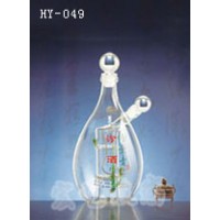 内蒙古手工工艺酒瓶生产厂家|河间宏艺玻璃制品厂家直营红酒酒瓶