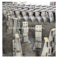 浙江铸铁桥梁支架加工厂家/泊泉机械定做高速公路桥梁防撞护栏支架立柱