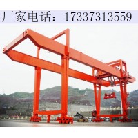 云南曲靖45吨集装箱龙门式起重机的应用特点