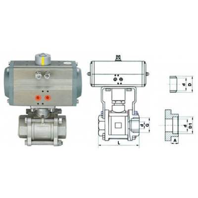气动三片式球阀.2.