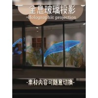 ‌多媒体展览投影膜 透明高透全息贴膜 玻璃投影成像膜‌