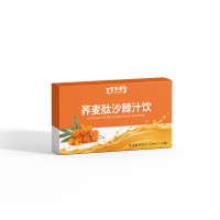 沙棘果蔬汁饮品 荞麦肽膳食纤维果汁固体饮料 平台抖音快手代加工