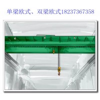 广东中山双梁起重机销售公司 主梁变形处理方法