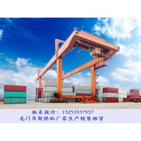 贵州铜仁龙门吊租赁厂家门式起重机在铁路货场的应用优势
