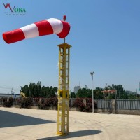 6米易折型避雷塔 机场易折易碎监控塔架 助航灯光易折杆