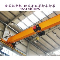 欧式行车行吊在室外使用需要注意什么