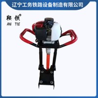 鞍铁内燃竖螺栓钻工作现场质量很棒