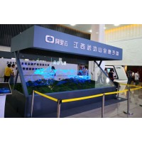 180度全息投影化妆品展柜 三维立体透明屏幻影成像 专为商场柜台设计
