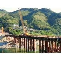 浙江杭州钢便桥供应「沧顺路桥工程」贝雷桥@贝雷片费用