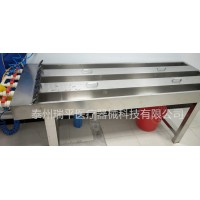 304不锈钢制作四槽五槽清洗槽 立腿型豪华组合水槽