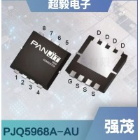 强茂PJQ5968A-AU为60V双N沟道增强型MOSFE