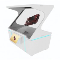 180度全息投影化妆品展柜 三维立体透明屏幻影成像 专为商场柜台设计