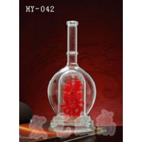 浙江玻璃工艺酒瓶制造企业|河间宏艺玻璃制品厂家订做内画酒瓶