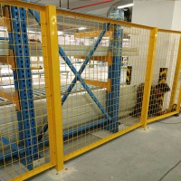 车间隔离网工厂设备防护围栏铁丝栅栏仓库隔断护栏户外安全隔离墙