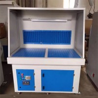 抛光除尘工作台脉冲式清灰木工粉尘收集设备石材打磨吸尘平台 打