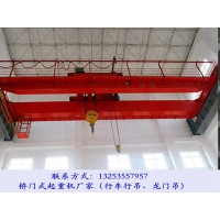 广西北海行车行吊厂家双梁和单梁起重机价格差距