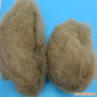 批发羊驼绒原料丝光驼绒纺纱填充物