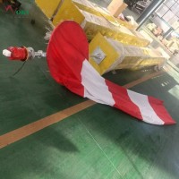 机场8米易折型玻璃钢避雷塔架 航空易折风向杆测风杆