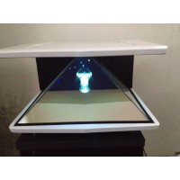 270度全息商场展柜 珠宝首饰多面展示3D全息玻璃金字塔 生产厂家
