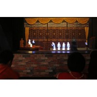 时代中视制作裸眼3D虚拟舞台 高清45度反射成像透明膜